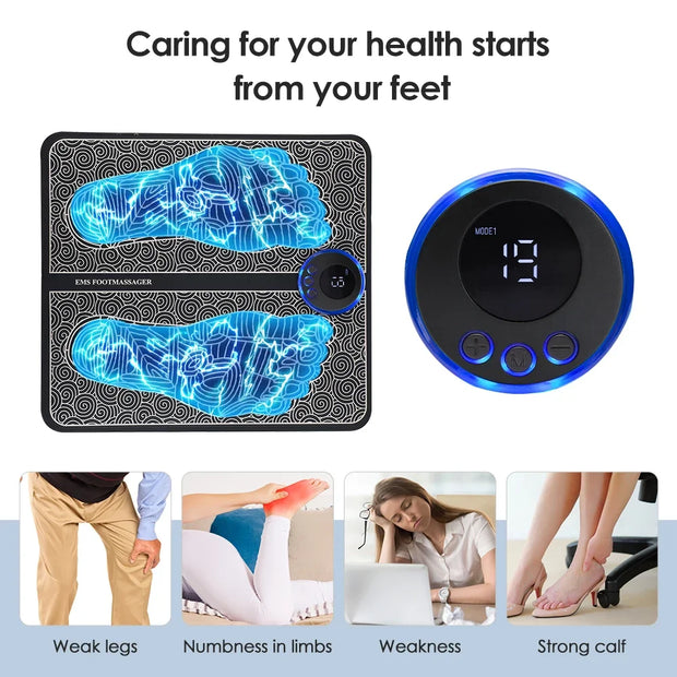 Smart Foot Massage Mat Circulation Enhancer