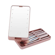 Foldable Makeup Mirror With Light With LED