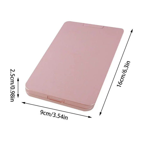 Foldable Makeup Mirror With Light With LED