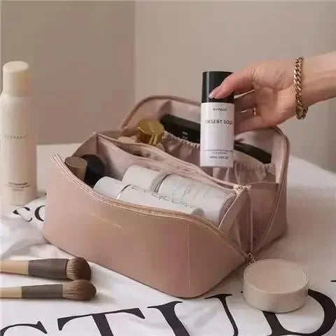 PU Leather Travel Cosmetic Bag